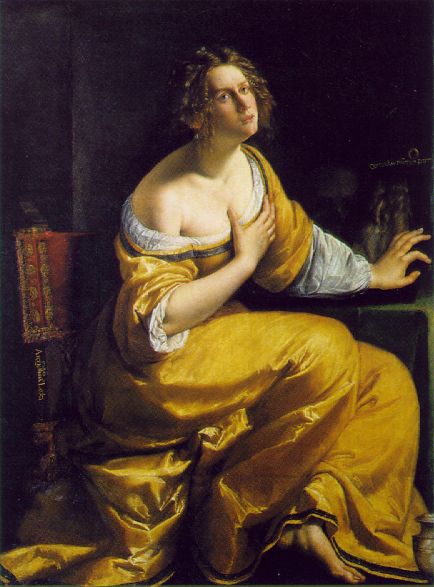 La conversion de Madeleine, par Artemisia Gentileschi