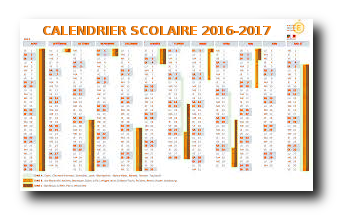 Calendrier scolaire 20162017 en Italie détaillé par région