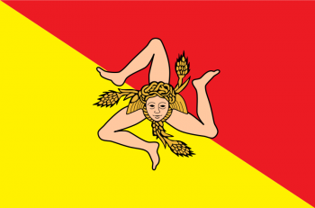 Triskèle du drapeau de Sicile