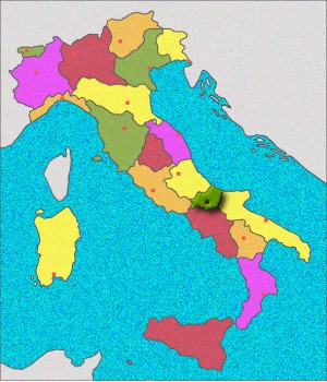 Carte du Molise