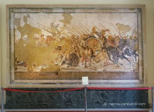 Mosaïque de Pompéi au musée archéologique de Naples Bataille d'Isos