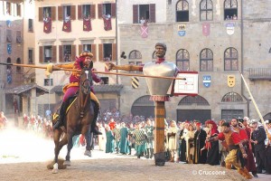 joûte du sarrazin à Arezzo