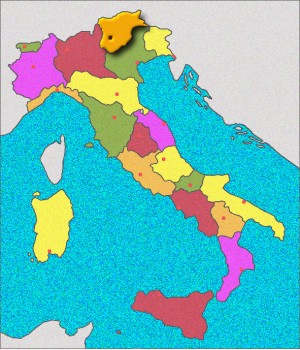 Carte du Trentin-Haut-Adige