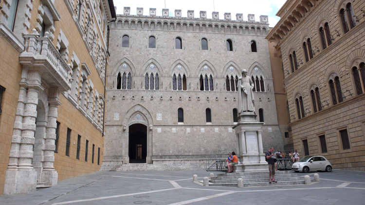 Monte dei Paschi à Sienne