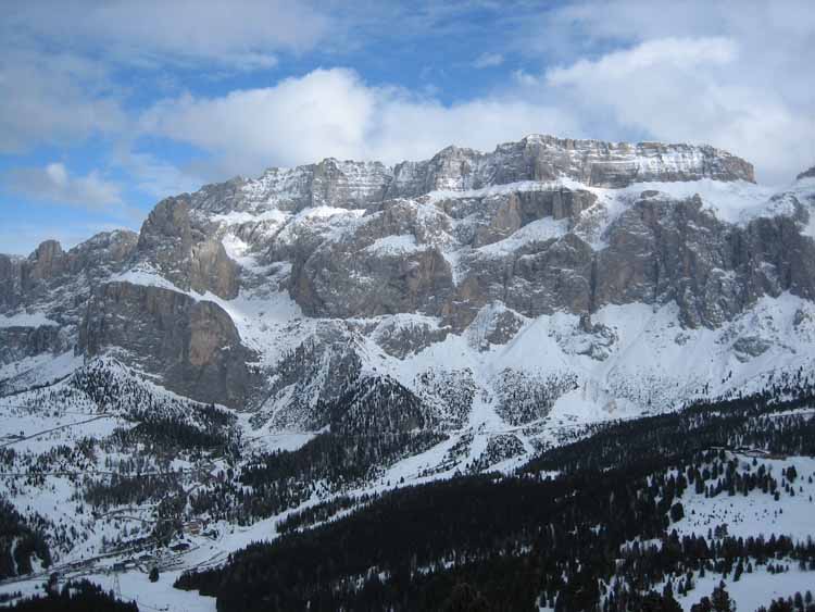 Ski dans la Sella Ronda