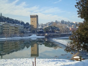 Florence sous la neige et Noël en Italie