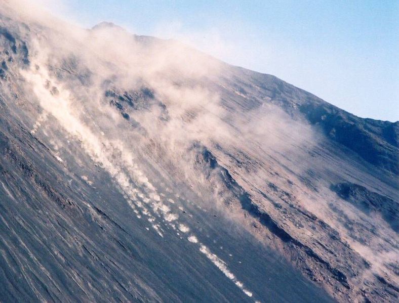 Le Stromboli en éruption