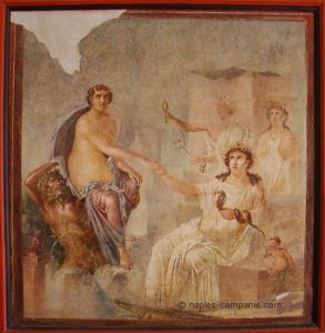 Fresques du musée archéologique de Naples