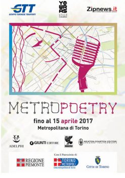 Méétro poetry métro de Turin 2017