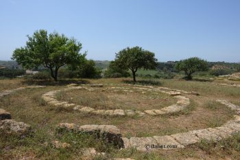 Sanctuaire des divinités chtoniennes à Agrigente vallée des temples