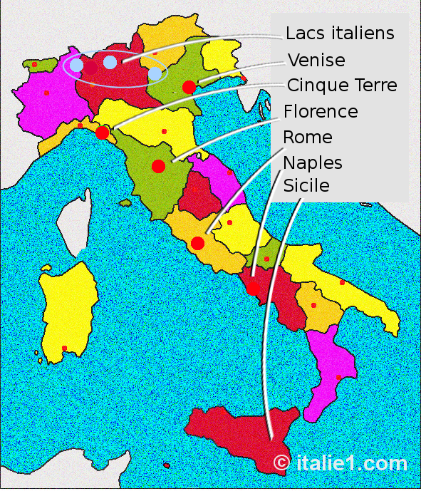Guide Italie Venise ROme FLorence Naples Cinque Terre les lacs la Sicile