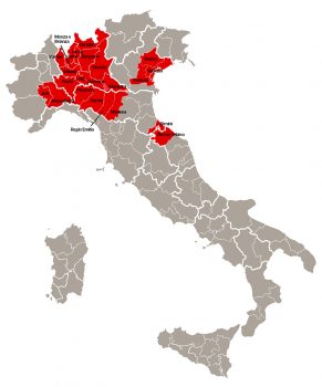 coronavirus en Italie le 8 mars 2020
