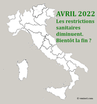 mesures sanitaires en Italie à partir d' avril 2022